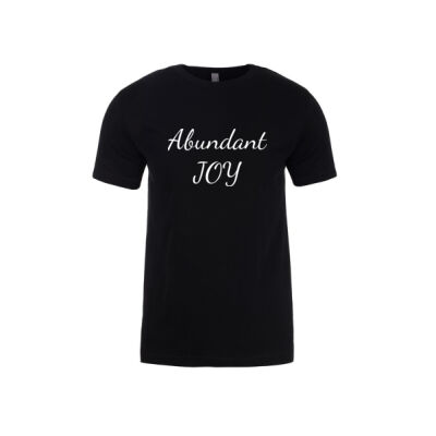 Abundant Joy - Men's - White Text Thumbnail