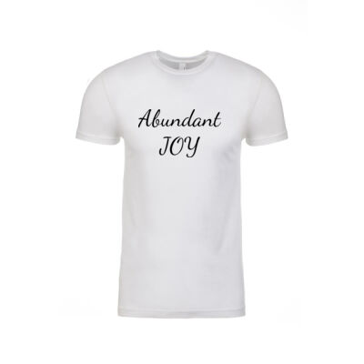 Abundant Joy - Men's - Black Text Thumbnail