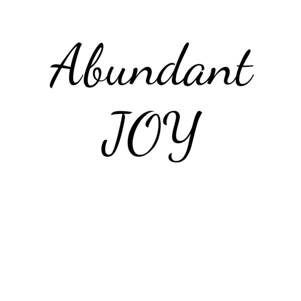 Abundant Joy - Black Thumbnail